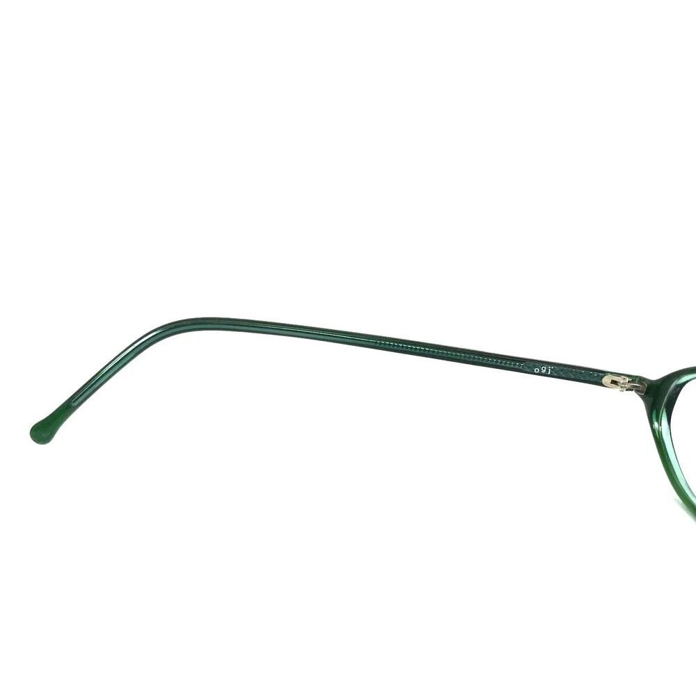 ogi Petite Eyeglasses Frames MOD. A7050 COL. 168 Shiny Green Oval 43-18-140